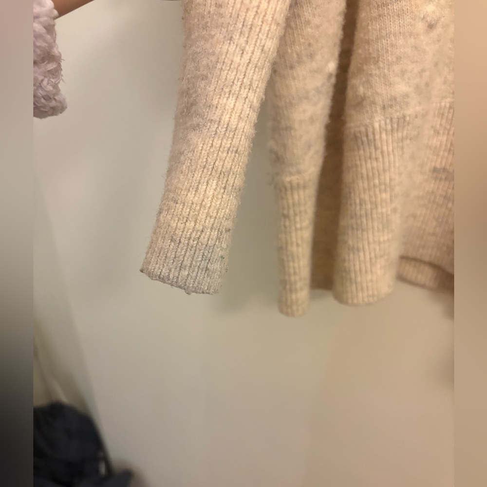 William Rast Textured Cream Sweater - Picture 5 of 7